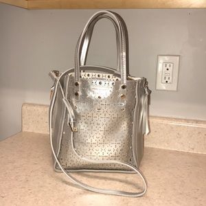 Silver Steve Madden purse